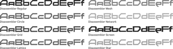 Disassembler Font Preview