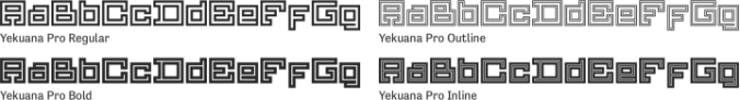 Yekuana Pro Font Preview