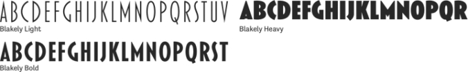 Blakely Font Preview