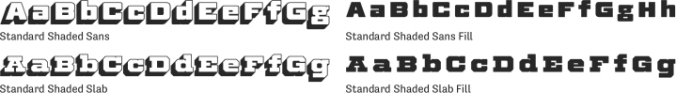 Standard Shaded Font Preview