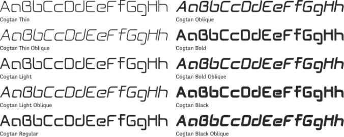 Cogtan font download