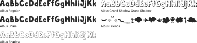 Albus Font Preview