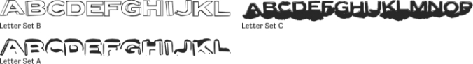 Letter Set font download