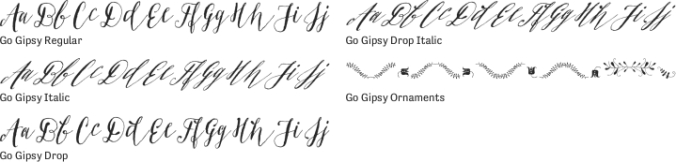 Go Gipsy Font Preview