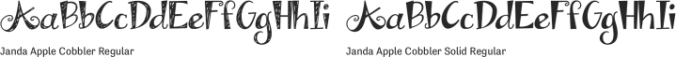 Janda Apple Cobbler Font Preview