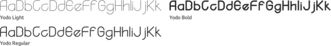 Yodo Font Preview