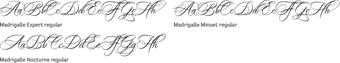 Madrigalle Font Preview