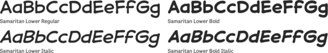 Samaritan Lower Font Preview