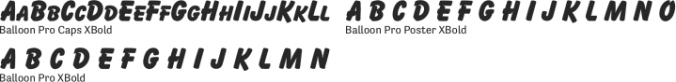 Balloon Pro Font Preview