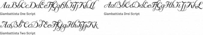 Giambattista Font Preview