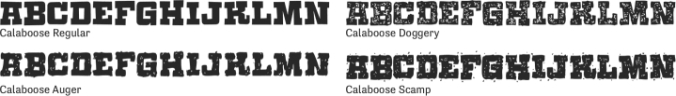 Calaboose Font Preview