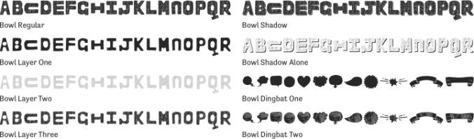 Bowl font download