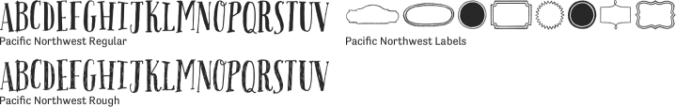 Pacific Northwest Font Preview