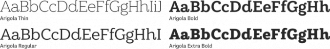 Arigola Font Preview