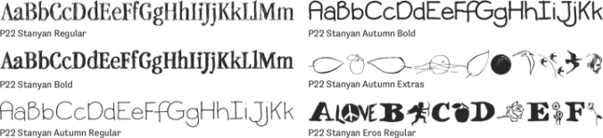 P22 Stanyan Font Preview