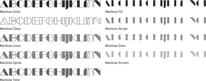Manbow Font Preview