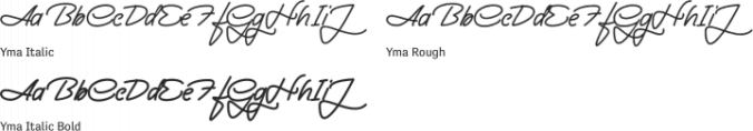 Yma Font Preview