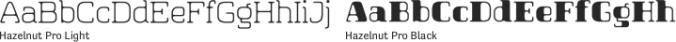 Hazelnut Pro font download