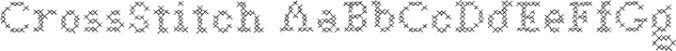 CrossStitch Font Preview