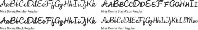 Miss Donna Font Preview