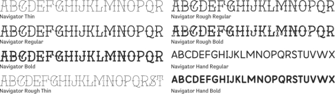 Navigator Font Preview