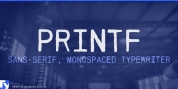 PRINTF font download