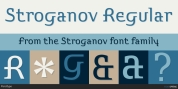 Stroganov font download