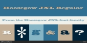 Hoosegow JNL font download