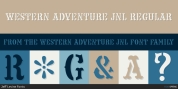 Western Adventure JNL font download