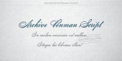 Archive Penman Script font download