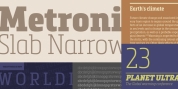 Metronic Slab Narrow font download