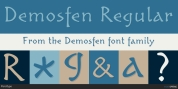 Demosfen font download