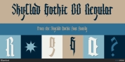Skyclad Gothic font download