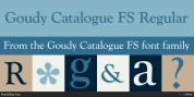 Goudy Catalogue FS font download