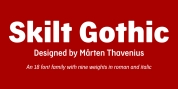 Skilt Gothic font download