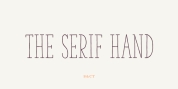 The Serif Hand font download