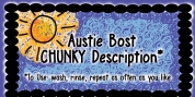 Austie Bost Chunky Description font download