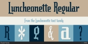 Luncheonette font download