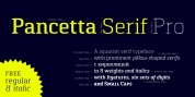 Pancetta Serif Pro font download