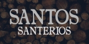 Santerios Santos font download