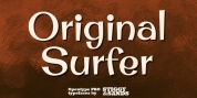 Original Surfer Pro font download