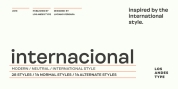 Internacional font download