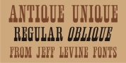 Antique Unique JNL font download