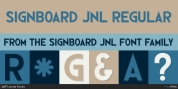 Signboard JNL font download