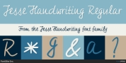 Jesse Handwriting font download