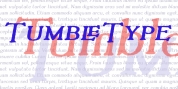 Tumbletype font download