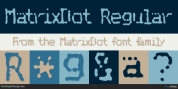 MatrixDot font download