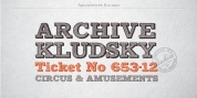 Archive Kludsky font download