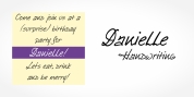 Danielle Handwriting font download