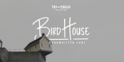 Bird House font download
